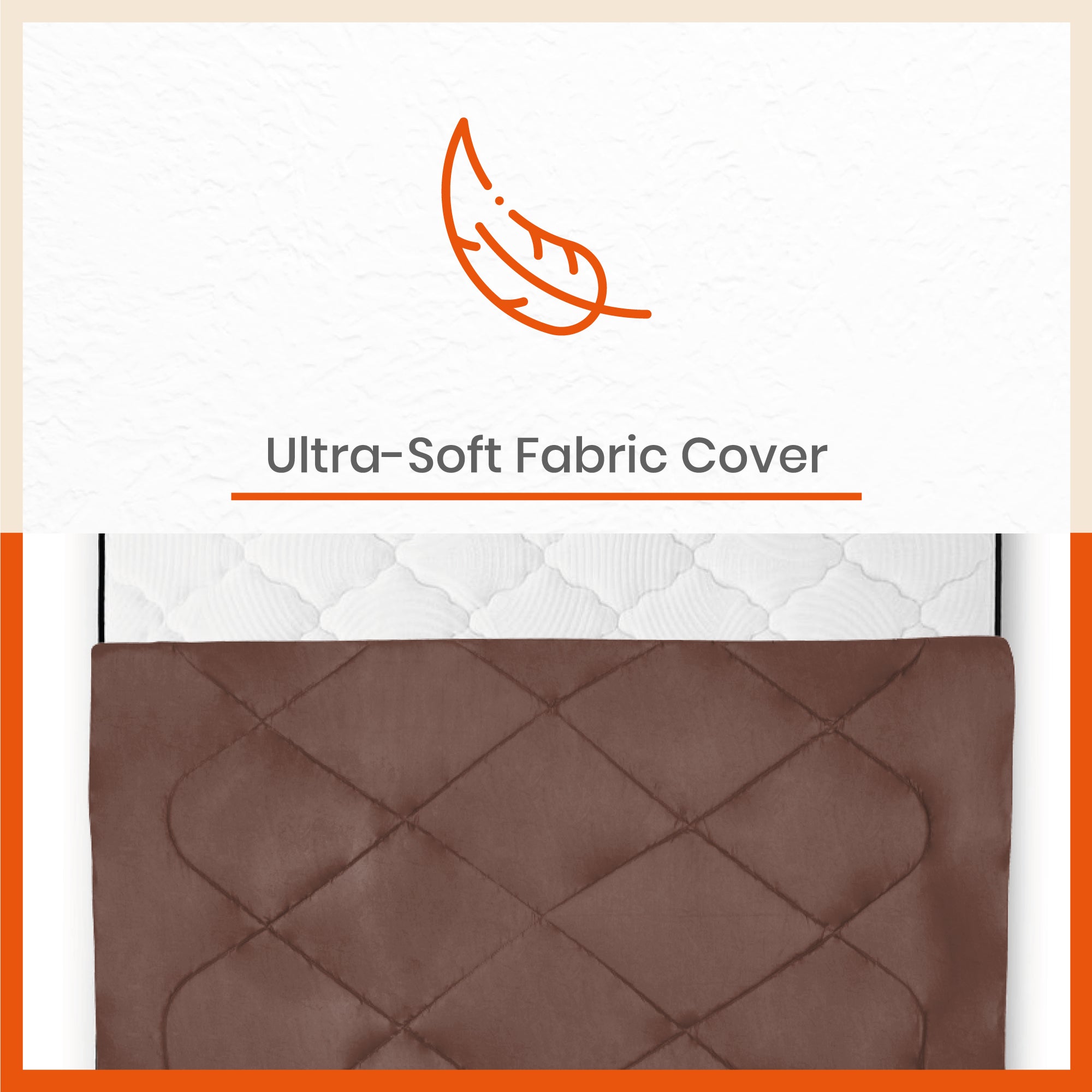 ELVA Reversible Microfiber Comforter / Blanket / Quilt / Duvet For Home | Double – Brown & Beige - 200 GSM
