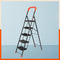 Bathla Ascend 5 Step Heavy Duty Steel Ladder for Home - Orange & Black