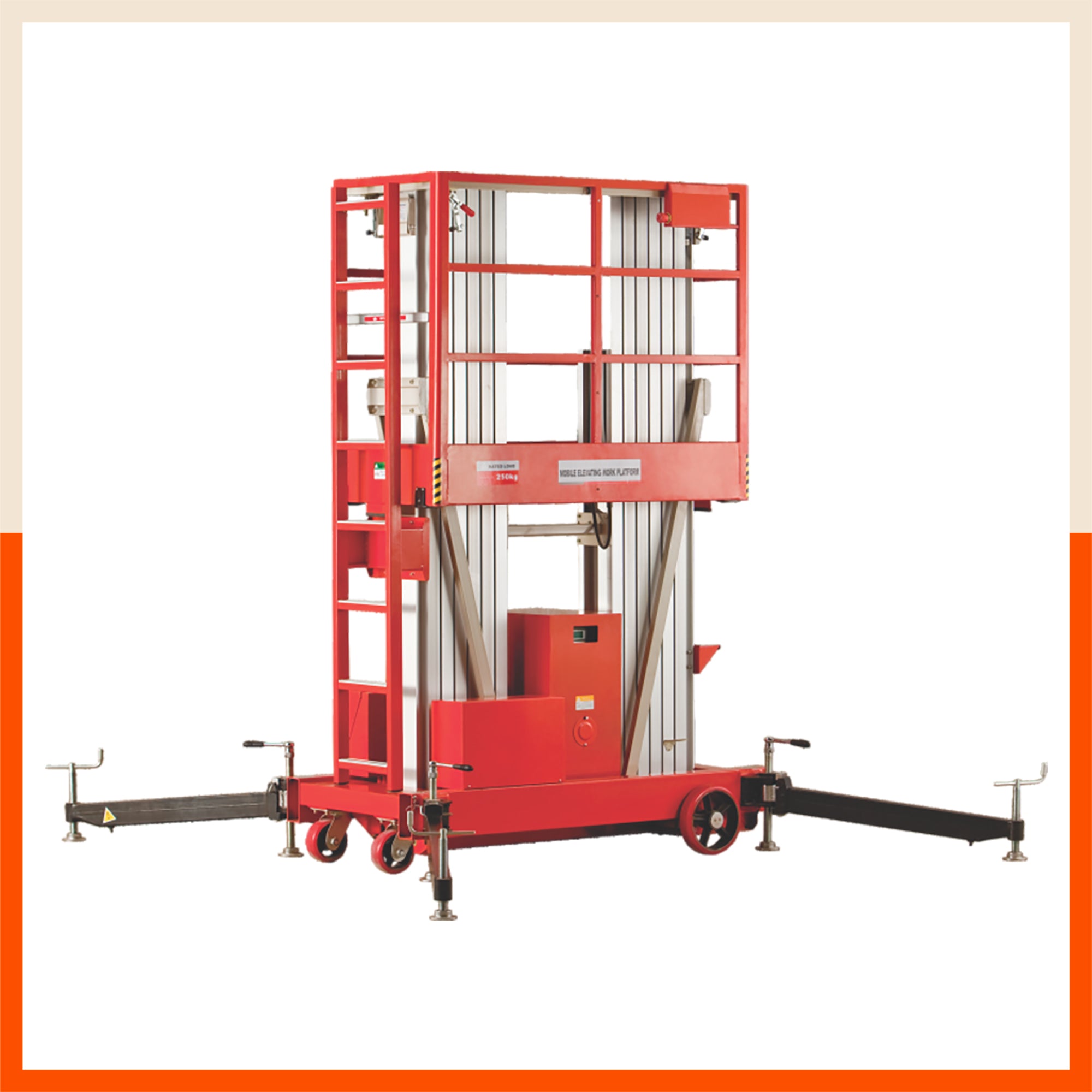 Bathla BADM – Double Mast Ladder | Heavy Duty, 120kg Load
