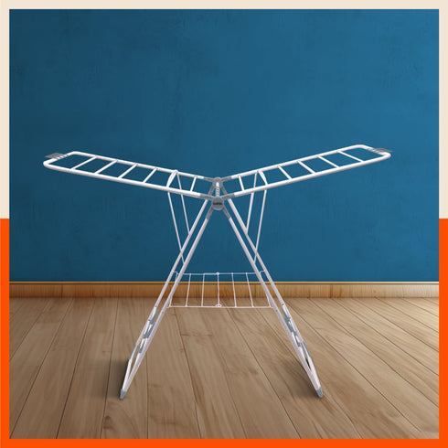Bathla Mobidry Neo - Foldable Cloth Drying Stand For Home (Grey)