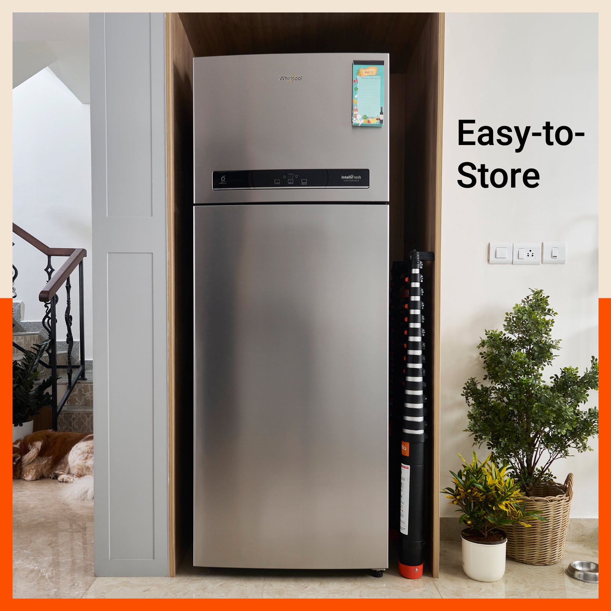 Bathla X-TEND 9.5 ft Aluminium Telescopic Ladder | Made in India (10 Step - 2.9 Mtr)