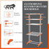 Bathla Mobidry Terra 4 Level Steel Modular Cloth Drying Stand For Home (Orange - Extra Large) Made in India