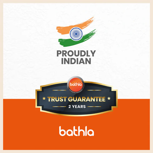 Bathla Mobidry Titan - Foldable Cloth Drying Stand For Home (White & Red)