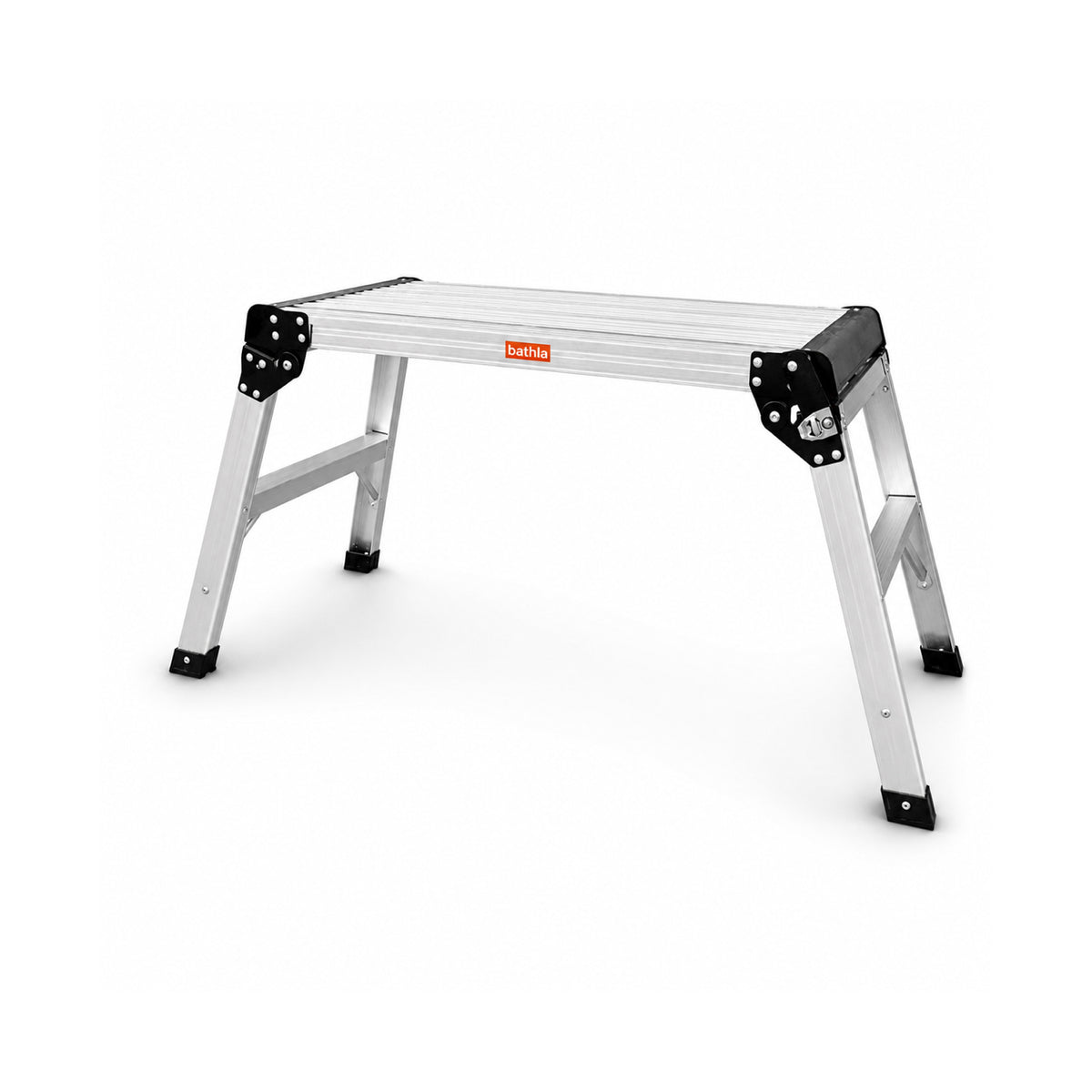 Bathla Vantage Aluminium Work Platform | Heavy Duty Work Bench | Foldable Work Stand with Wide Platform | Portable Step Platform for Home, Office, Painting, Cleaning, Maintenance & DIY Work
