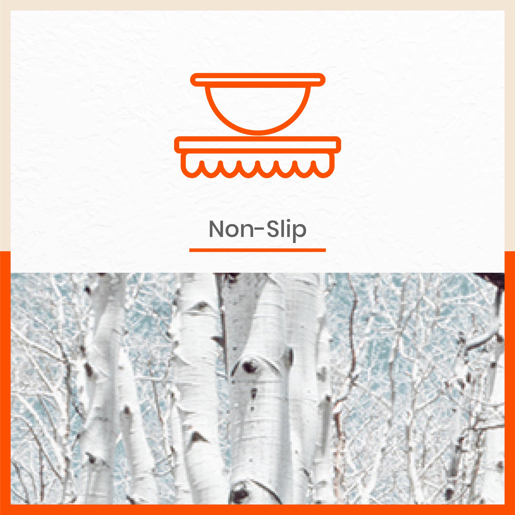 Polypropylene Table Mats & Coasters for Dining Table at Home (BIRCH - Set of 6)