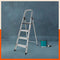 Bathla Advance Carbon - 4 Step Foldable Aluminium Ladder For Home (Black)