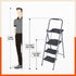 Bathla Boost Plus 3 - Step Foldable Steel Ladder For Home