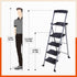 Bathla Boost Pro 4 - Step Foldable Steel Ladder For Home