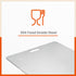 ENOX Pro Stainless Steel Chopping Board | Extra Large For Home (Size: 300mm x 500mm, Thickness: 2.0mm)