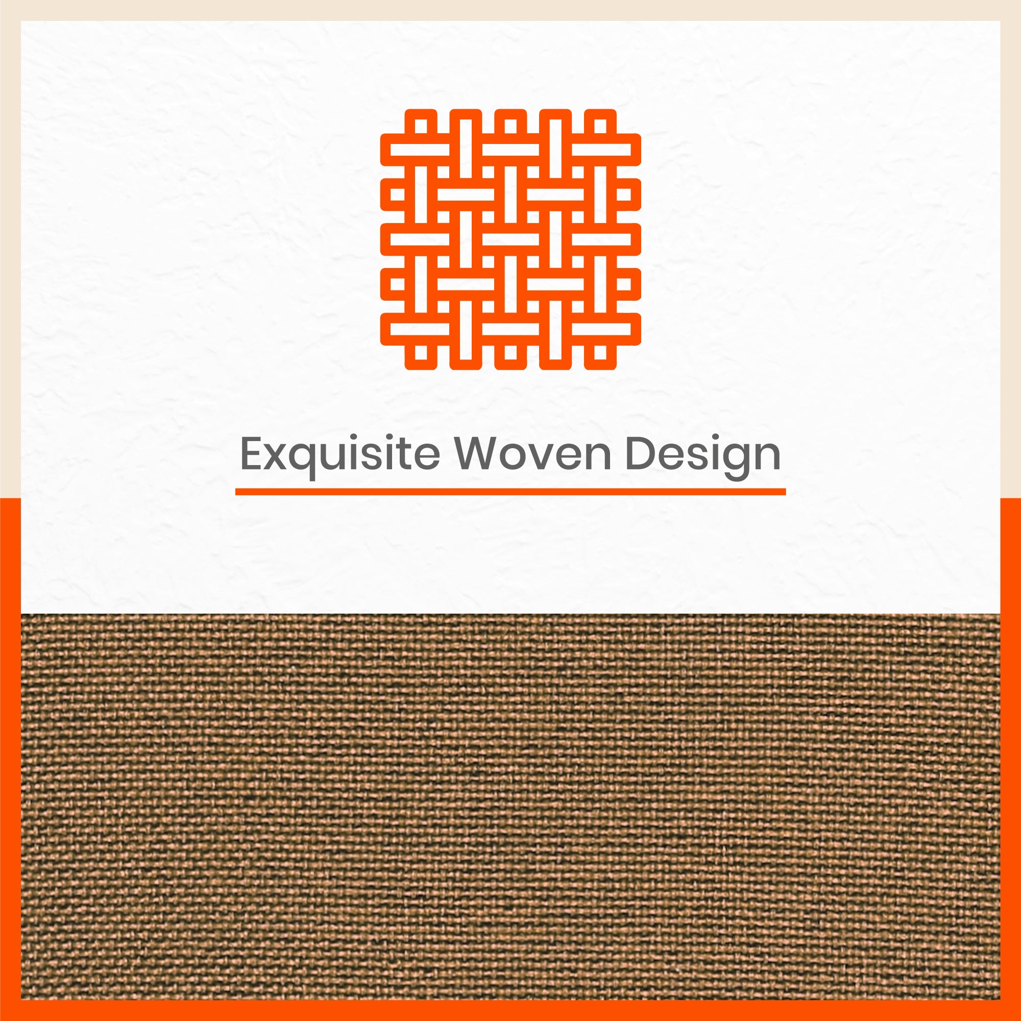 AKIRA Jute Cushion Covers For Home | Beige (Set of 3 - 16 x 16 Inches)