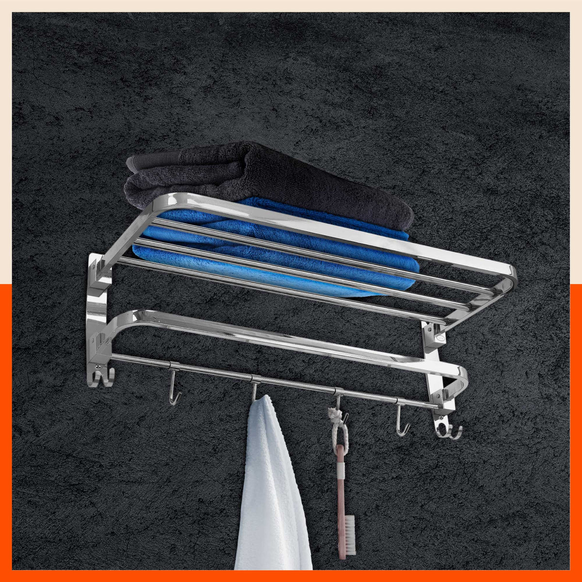 Buy Premium Quality Stainless Steel Large Towel Rack / Holder / Stand