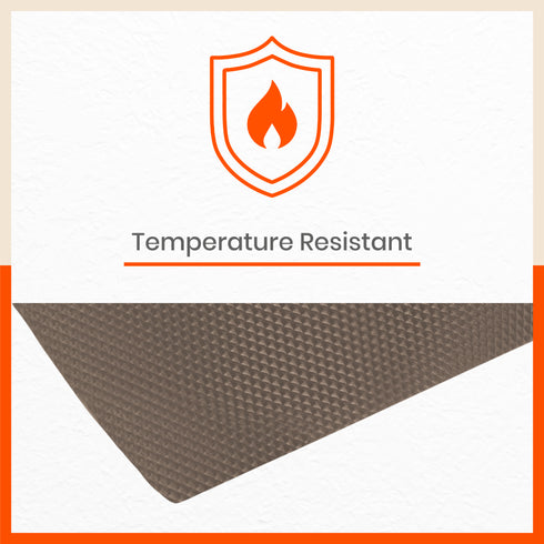 Vega Multipurpose Diamond Texture Shelf Liner | Brown (45 cm X 150 cm 380 GSM)