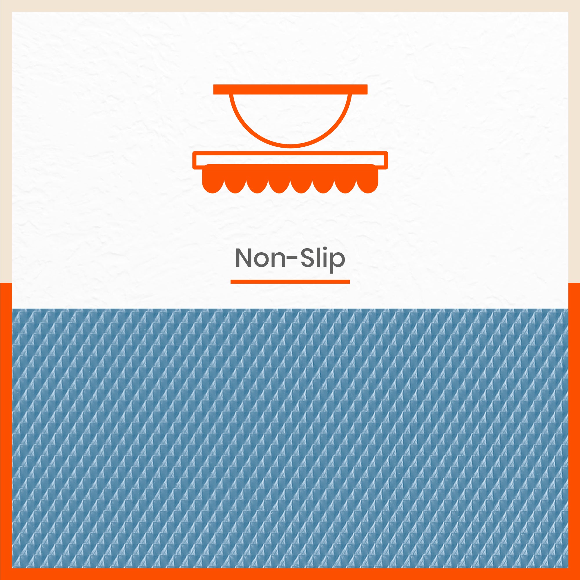 Vega Multipurpose Diamond Texture Shelf Liner | Blue (45cm X 300 cm 380 GSM)