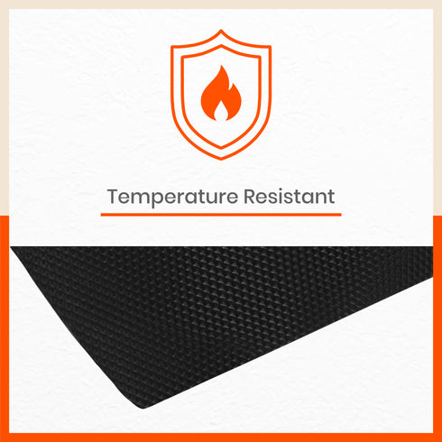 Vega Multipurpose Diamond Texture Shelf Liner | Black ( 45cm X 150cm 380 GSM)