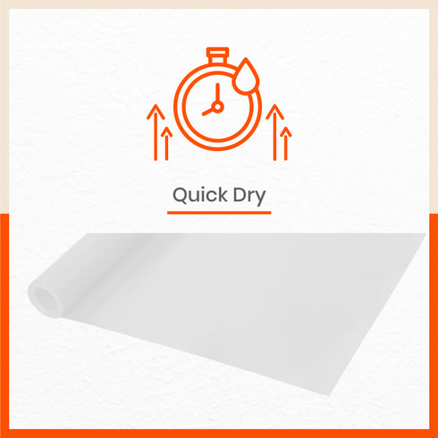 Vega Multipurpose Diamond Texture Shelf Liner | Transparent ( 45cm X 150cm 380 GSM)