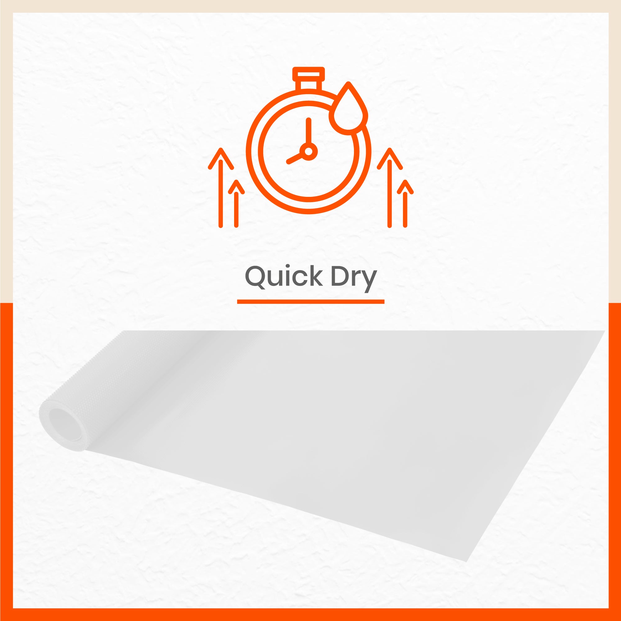 Vega Multipurpose Diamond Texture Shelf Liner | Transparent ( 45cm X 300cm 380 GSM)
