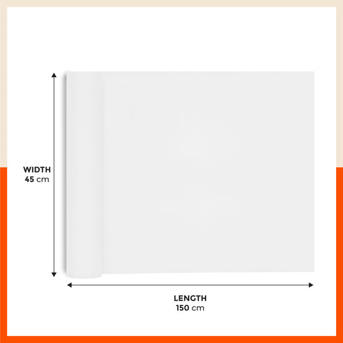 Vega Multipurpose Diamond Texture Shelf Liner | Transparent ( 45cm X 150cm 380 GSM)