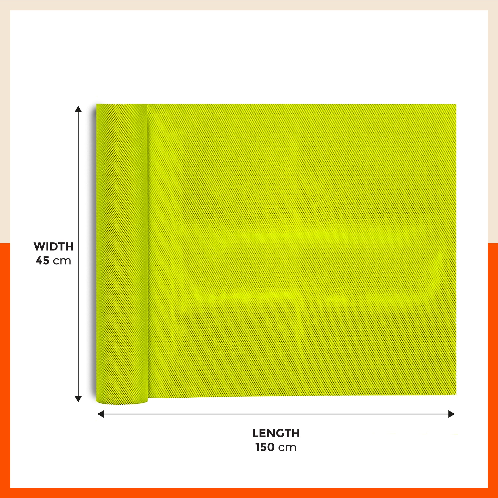 Vega Multipurpose Diamond Texture Shelf Liner | Green (45 cm X 150 cm 380 GSM)