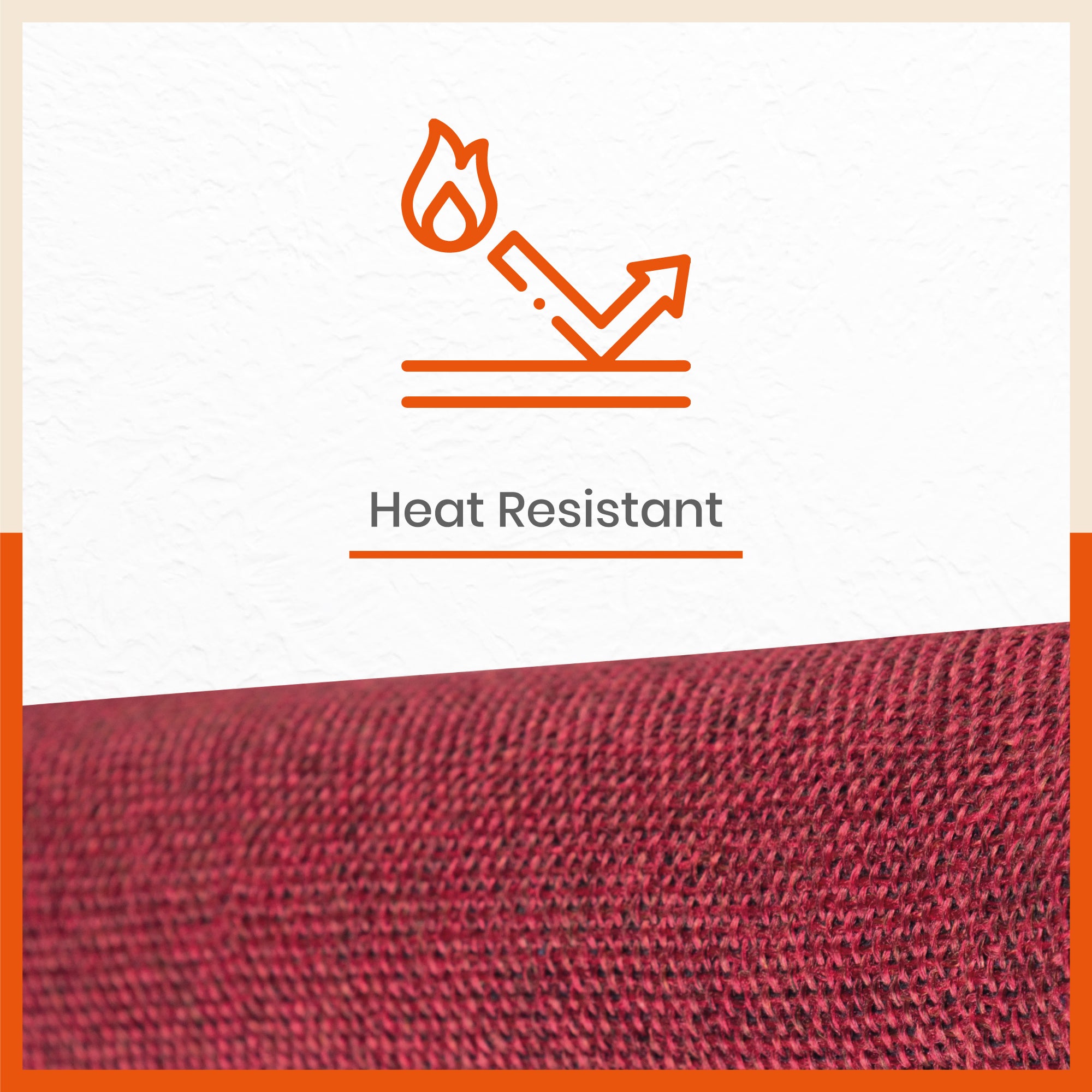 Vera Premium Jute Table Mats / Placemats for Home Dining Table | Reversible | (Red - Set of 6 - 45cm x 30cm)