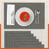 Woven PVC Table Mats / Placemats for Dining Table at Home (Liam - Set of 6)