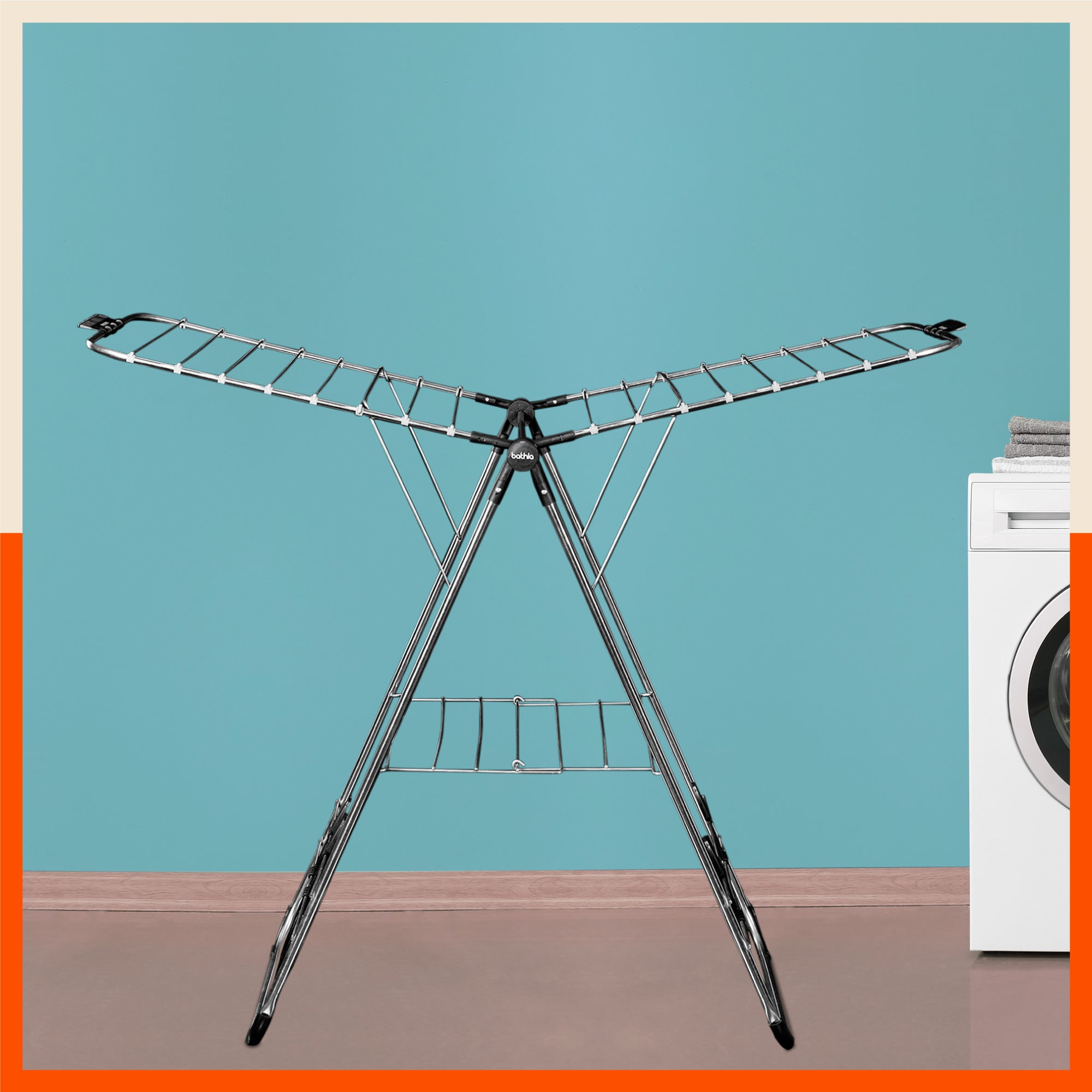 Bathla Mobidry Neo Foldable Cloth Drying Stand for Home