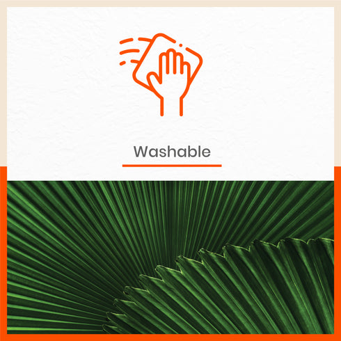 Polypropylene Table Mats & Coasters for Dining Table at Home (Licuala - Set of 6)