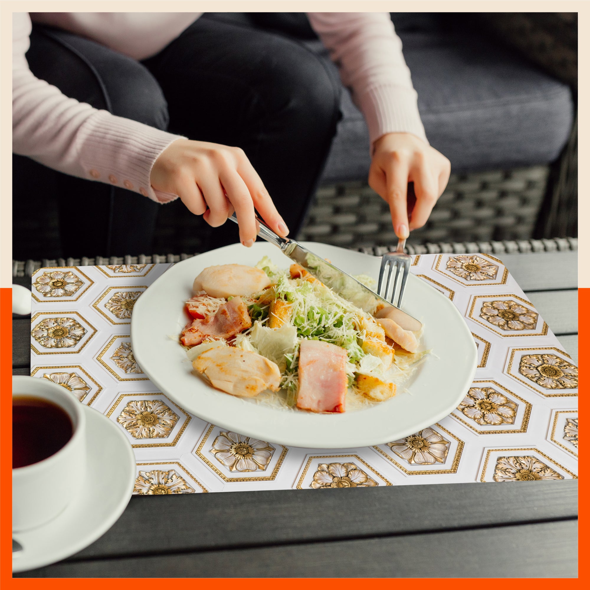 Polypropylene Table Mats & Coasters for Dining Table at Home (Imperial - Set of 6)