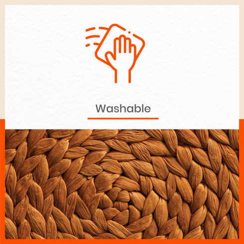 Polypropylene Table Mats & Coasters for Dining Table at Home (Weave - Set of 6)