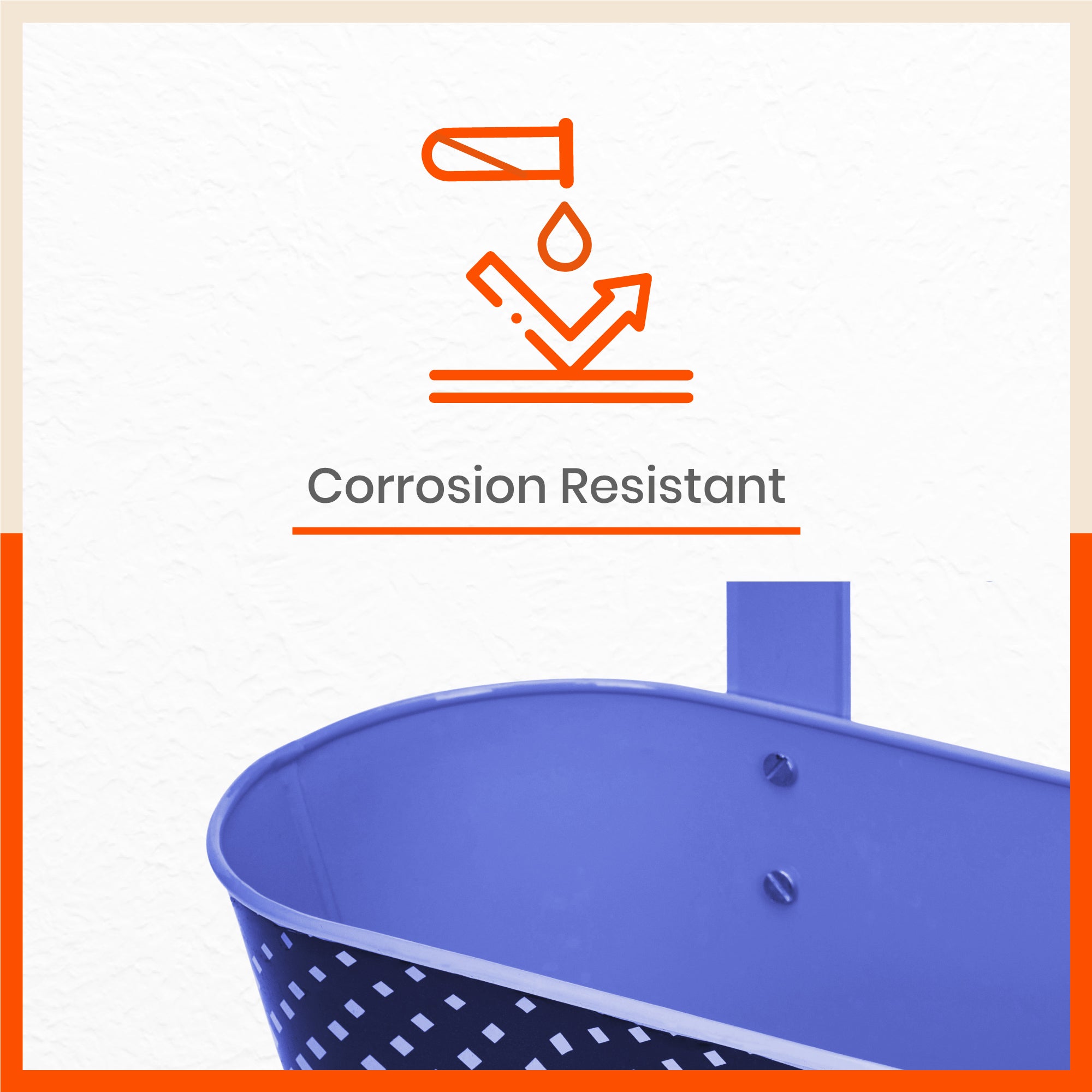 DIA Hanging Metal Pot Holders / Planters for Home / Balcony / Garden | Lavender