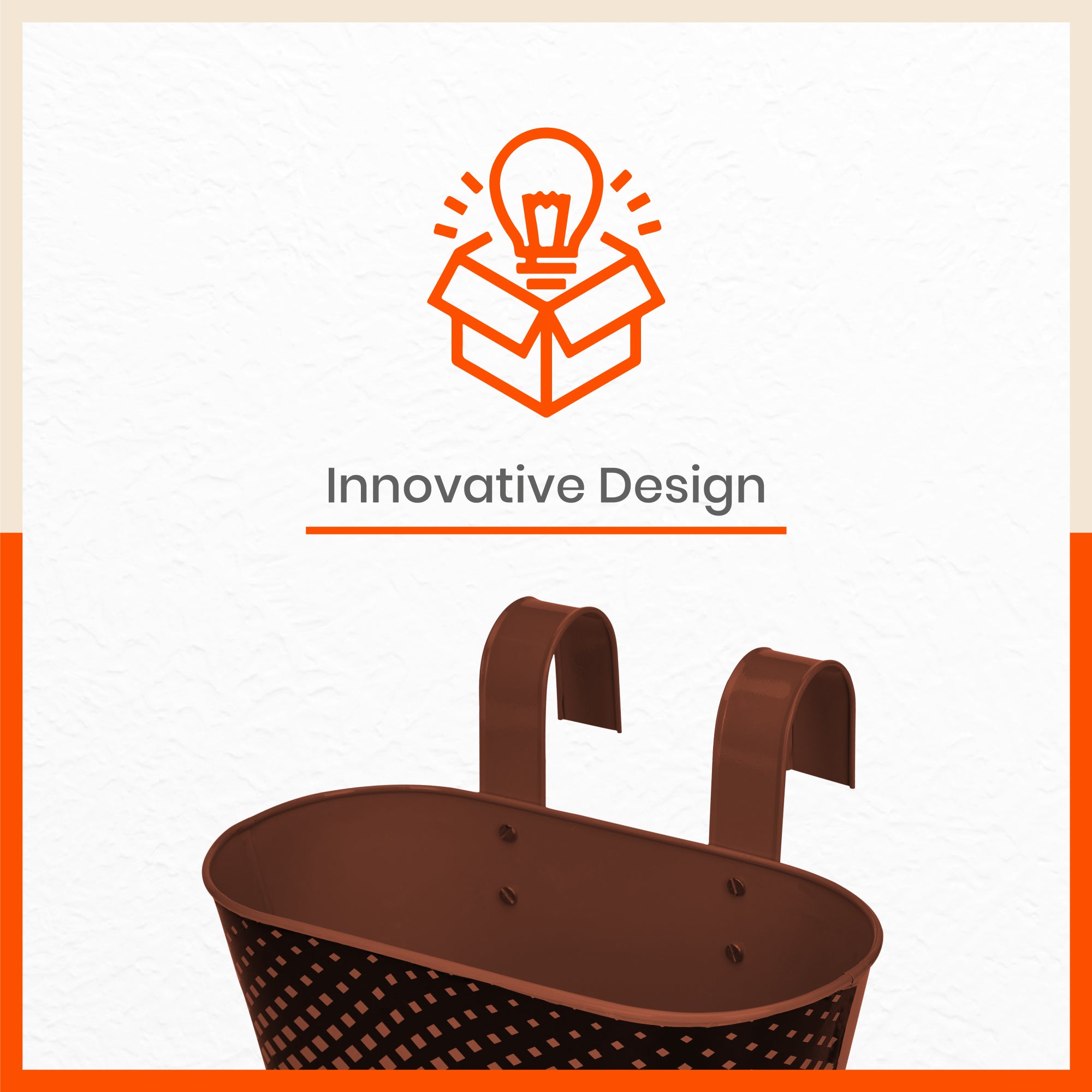 DIA Hanging Metal Pot Holders / Planters for Home / Balcony / Garden | Terra