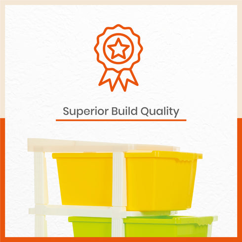 Stomo 4 Drawer Multi-Purpose Storage Organizer for Home and Office