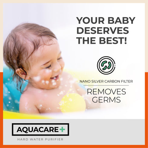 AQUACARE+ Hard Water Purifier for Shower & Tap Filter For Home