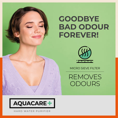 AQUACARE+ Hard Water Purifier for Shower & Tap Filter For Home