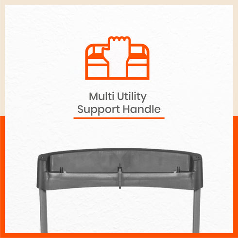 Bathla Boost Pro 3 - Step Foldable Steel Ladder For Home