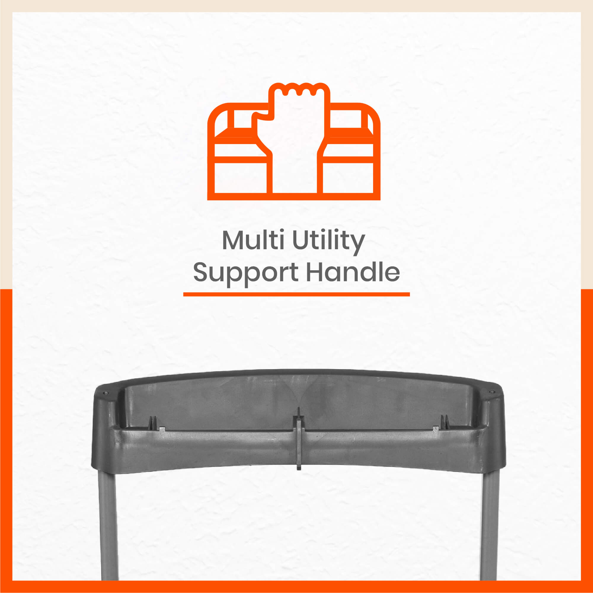 Bathla Boost Pro 4 - Step Foldable Steel Ladder For Home