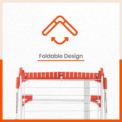 Bathla Mobidry Axis - Large Foldable Cloth Drying Stand For Home