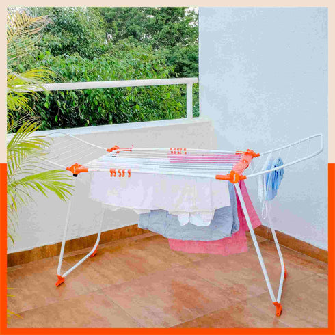 Bathla Mobidry Opus - Extra Large Foldable Cloth Drying Stand for Home