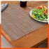 Woven PVC Table mats / Placemats for Dining Table at Home (Emil - Set of 6)