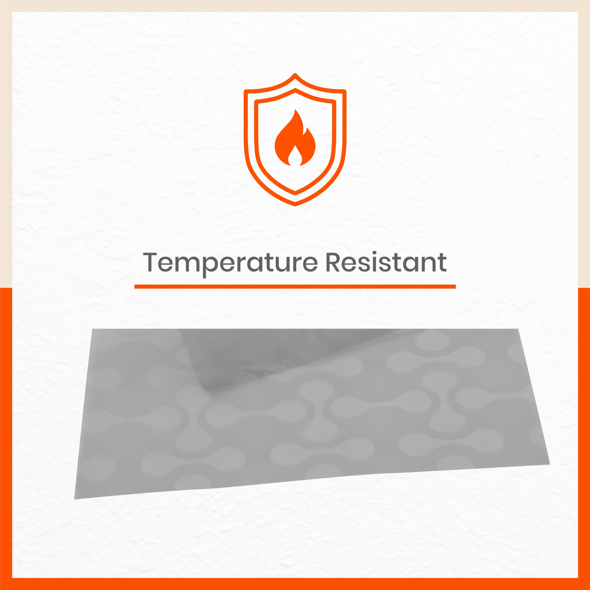 VIDA Multipurpose Abstract Texture Fridge Mats |Grey (45 cm X 30 cm 425 GSM)