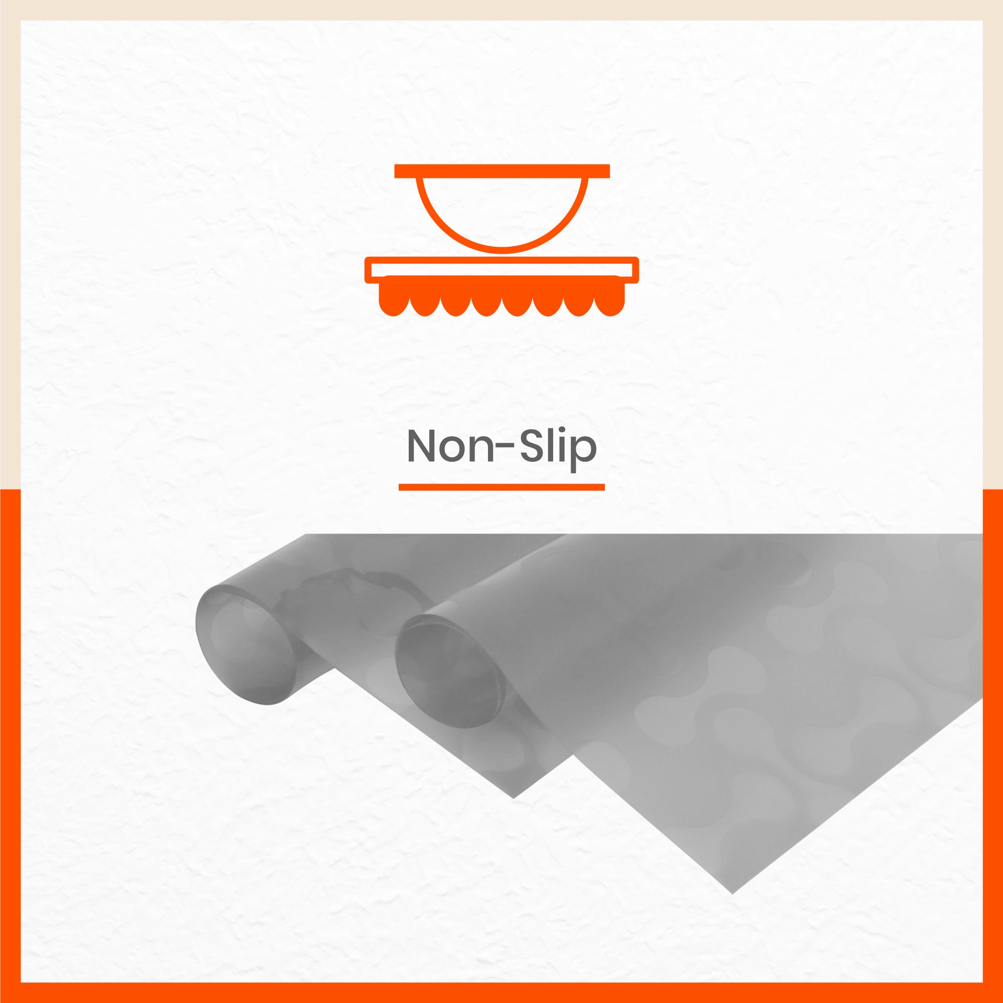 VIDA Multipurpose Abstract Texture Fridge Mats |Grey (45 cm X 30 cm 425 GSM)