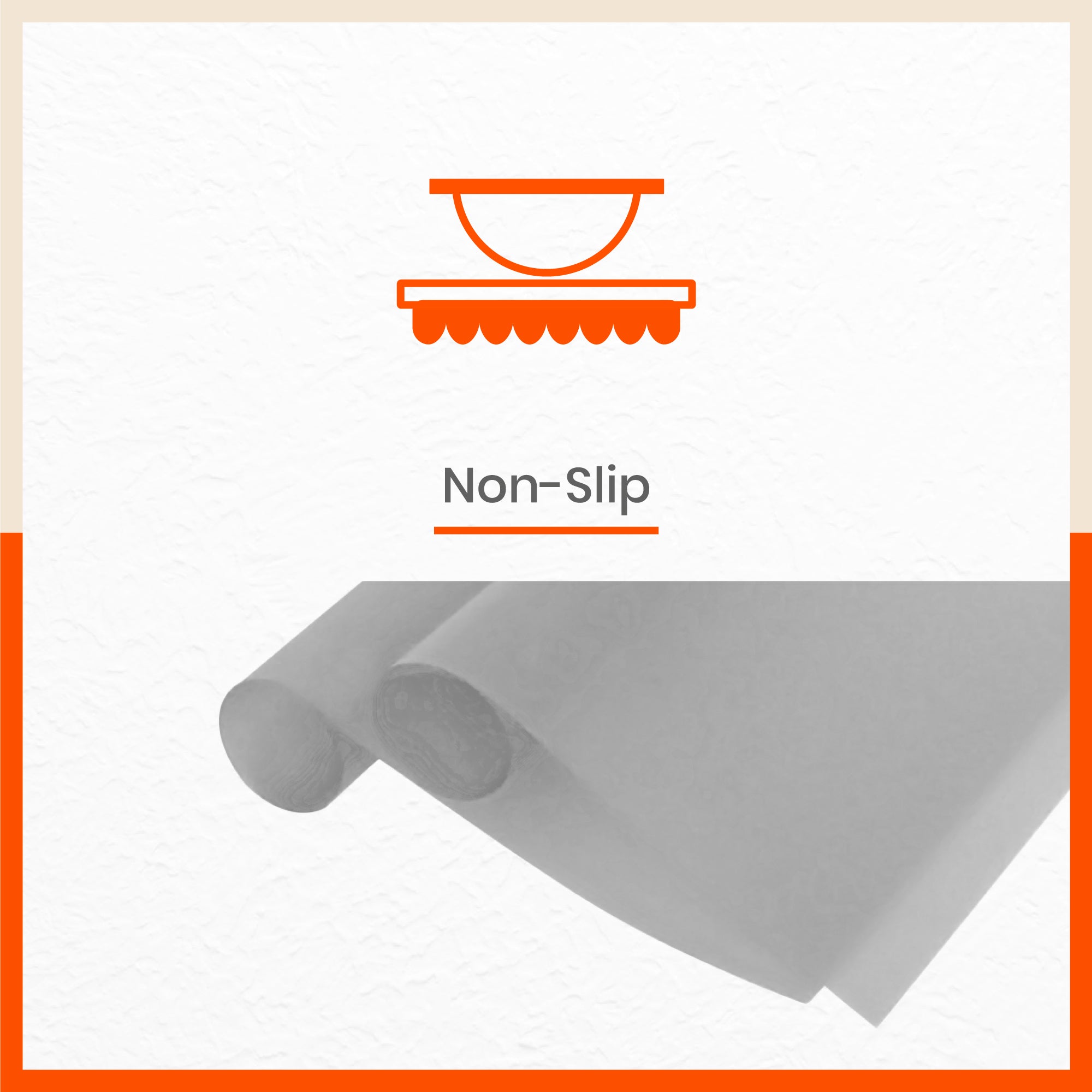 VIDA Multipurpose Translucent Texture Fridge Mats |Grey (45 cm X 30 cm 425 GSM)