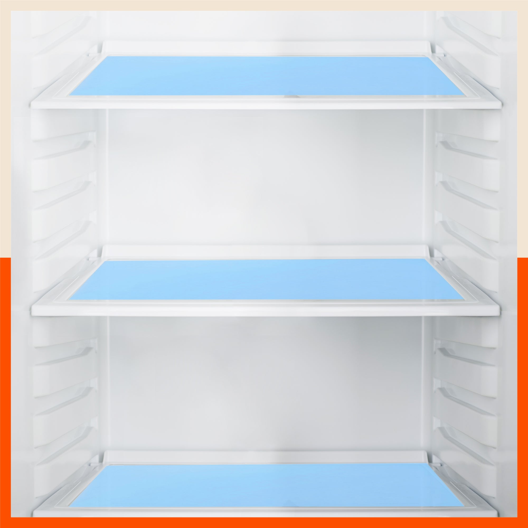 VIDA Multipurpose Translucent Texture Fridge Mats |Blue (45 cm X 30 cm 425 GSM)