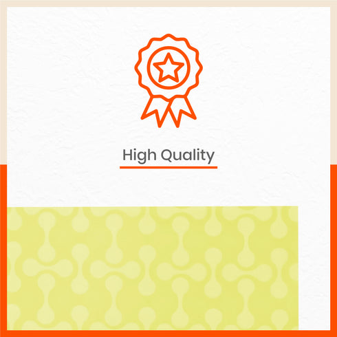 VIDA Multipurpose Abstract Texture Fridge Mats |Yellow (45 cm X 30 cm 425 GSM)