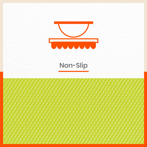 Vega Multipurpose Diamond Texture Shelf Liner | Green (45 cm X 500 cm 380 GSM)