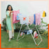 Bathla Mobidry Neo - Foldable Cloth Drying Stand For Home (Orange)