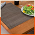 Woven PVC Table Mats / Placemats for Dining Table at Home (Kaya - Set of 6)