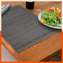 Woven PVC Table Mats / Placemats for Dining Table at Home (Liam - Set of 6)