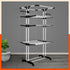 Bathla Mobidry Terra 4 Level Steel Modular Cloth Drying Stand For Home (Black - Extra Large) Made in India