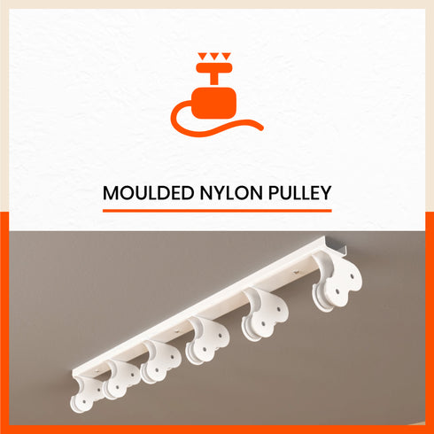 Bathla Mobidry Exa Stainless Steel Ceiling Cloth Dryer - 6ft x 5 Pipes