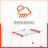 Bathla Mobidry Opus - Extra Large Foldable Cloth Drying Stand for Home